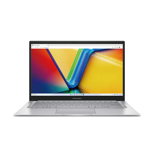 ASUS Vivobook X14 14' FHD Intel I5-1334U USB-C Win11 H 16GB 512GB SSD DIRAC Erogesense KB 1.4kg Transparent Silver 1yr wty Notebook (LS)
