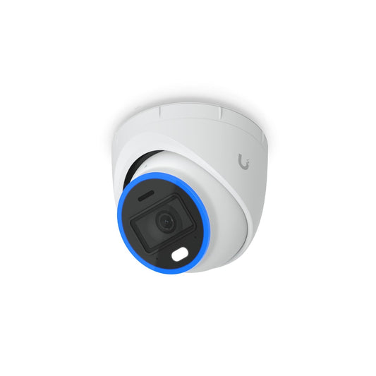 Ubiquiti AI Turret, White, All-weather,Vandal-proof 4K PoE+ Turret Camera, Enhanced AI Capabilities & IR, Visible LEDs for Night Vision,Incl