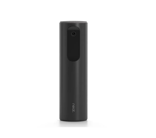 Companion device* for 360° visual/audio coverage. 3x8MP cameras, 4x adaptive digital zoom, and 16 mics. Providing another perspective from the center of the roo