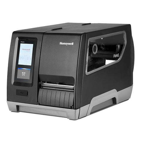 HONEYWELL PM45A, FULL TOUCH DISPLAY, ETHERNET, FIXED HANGER, TT, 203 DPI, NO POWER CORD