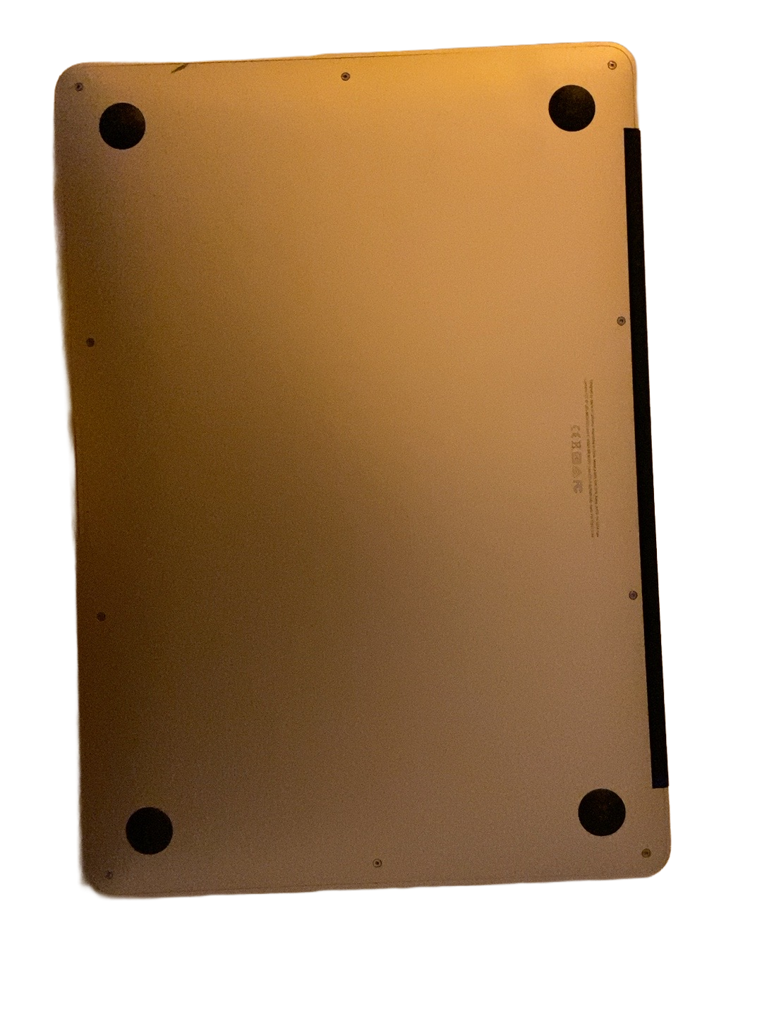 Actual MacBook Air 2017 individual product photograph 5