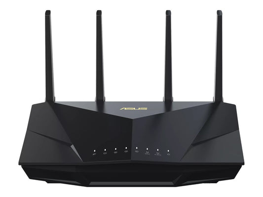 ASUS AX5400 WIRELESS ROUTER, DUAL BAND, GbE(4), ANT(6), USB(1), 3YR WTY