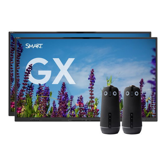 SMART GX 86 and Owl Labs Meeting Owl 4 Video Conference Bundle - Large Room