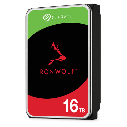 SEAGATE IRONWOLF NAS 16TB, 3.5" SATA HARD DRIVE, 3YR WTY