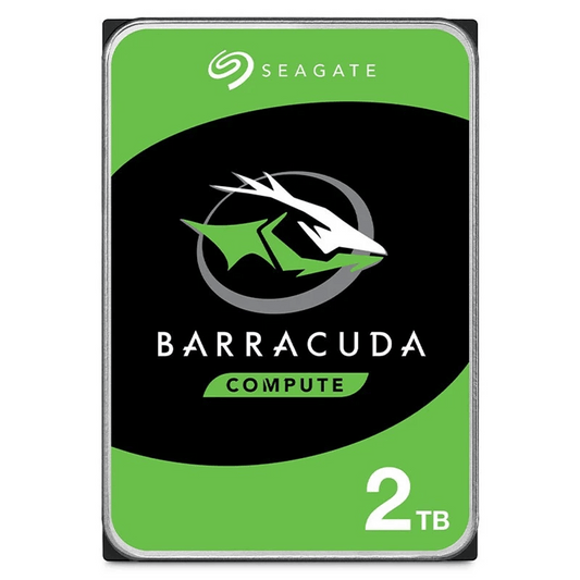 SEAGATE BARRACUDA DESKTOP INTERNAL 2TB 5400RPM, 3.5" SATA HARD DRIVE, 2YR WTY