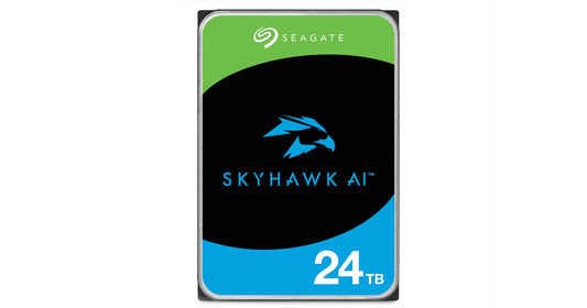 SEAGATE SKYHAWK AI SURVEILLANCE 24TB, 3.5" SATA HARD DRIVE, 3YR WTY