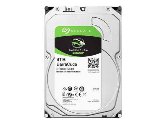 SEAGATE BARRACUDA DESKTOP INTERNAL 4TB, 3.5" SATA HARD DRIVE, 2YR WTY