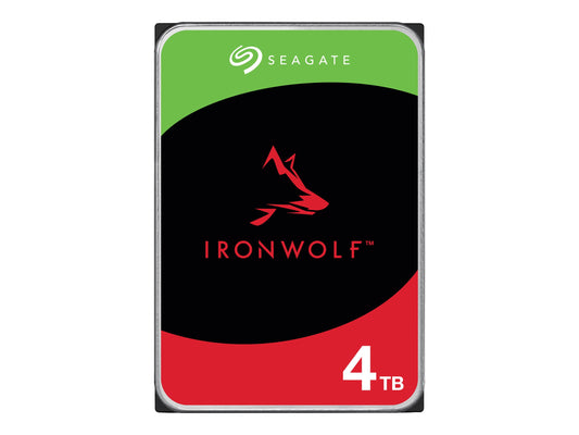 SEAGATE IRONWOLF NAS 4TB, 3.5" SATA HARD DRIVE, 3YR WTY