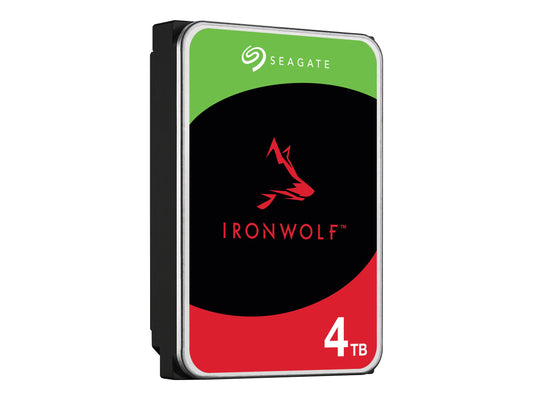 SEAGATE IRONWOLF NAS 4TB, 3.5" SATA HARD DRIVE, 3YR WTY