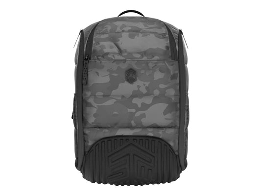 STM (DUX) 30L LAPTOP BACKPACK, FITS UP TO 17", BLACK CAMO, 3YR WTY