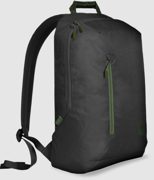 STM (ECO) LAPTOP BACKPACK, FITS UP TO 16", BLACK , 3YR WTY