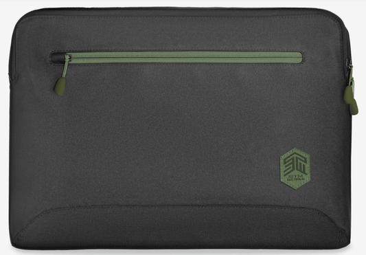STM (ECO) LAPTOP SLEEVE, FITS UP TO 14", BLACK , 3YR WTY