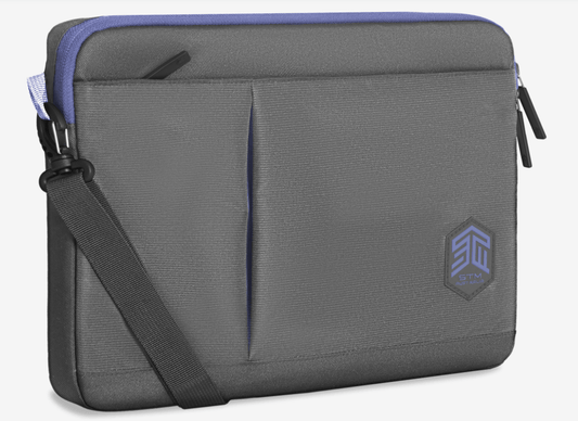 STM (BLAZER 2023) LAPTOP SLEEVE, FITS UP TO 16", GREY , 3YR WTY