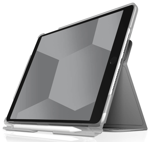 STM STUDIO (IPAD 9TH/8TH/7TH GEN) - GREY FITTED CASE