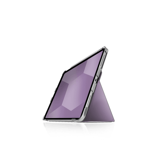 STM STUDIO (IPAD AIR M3/M2/5TH/4TH GEN/IPAD PRO 11" 4TH/3RD/2ND/1ST GEN)PURPLE FITTED CASE