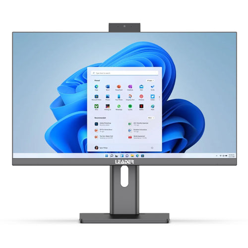 Leader Visionary AIO, 27" FHD, Intel i5-12450H, 16GB DDR4, 1TB NVMe SSD, Wi-Fi 6, 2M Camera, VESA, 1 Year Warranty, Windows 11 Home, Keyboard & Mouse