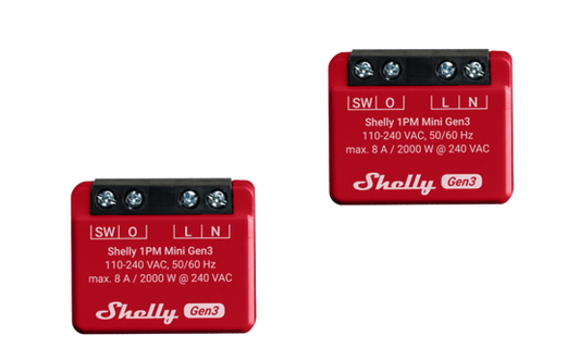 SHELLY 1PM MINI GEN3 KITS