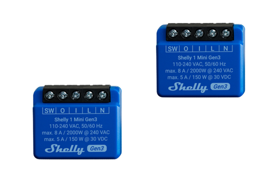 SHELLY 1 MINI GEN 3 KITS