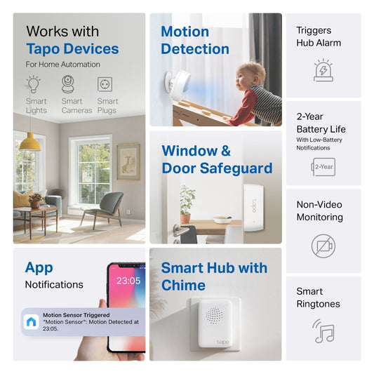 TP-LINK TAPO SMART SENSOR STARTER KIT, 1YR