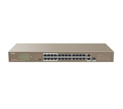 TENDA (TEF1126P-24-250W)26-port FE switch with 24-port PoE+