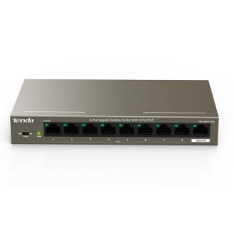 TENDA (TEG1109P-8-102W) 9-Port Gigabit Desktop Switch with 8-Port PoE+