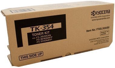 TK-354B BLACK TONER YIELD 15K FS-3920DN FS-3140 3040MFP FS-3920DN FS-3640MFP FS-3540