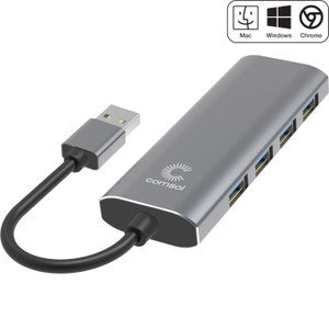 COMSOL 4 PORT HUB WITH 4 X USB-A 3.0 PORTS (2 YEAR WARRANTY)