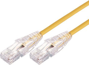 COMSOL 2M 10GBE ULTRA THIN CAT 6A UTP SNAGLESS PATCH CABLE -YELLOW