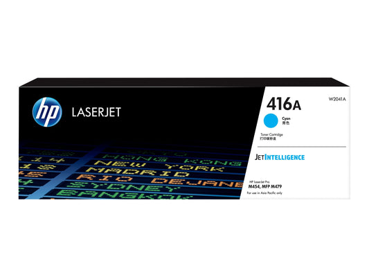 HP 416A CYAN TONER - APPROX 2.1K PAGES - M454, M479, M455, M480 MODELS