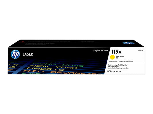 HP 119A YELLOW ORIGINAL LASER TONER CARTRIDGE