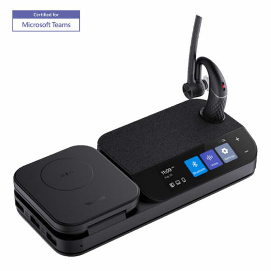 Yealink (BH71-WS) Bluetooth Wireless Mono Headset, Workstation, Mobile/PC/Deskphone, MS, USB-A