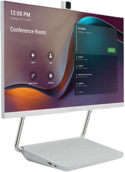 Yealink (A24) DeskVision 24'' Microsoft Teams Display, Power Adapter, Cables