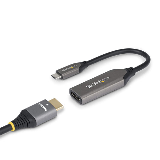 StarTech.com 112B-USBC-HDMI21 video cable adapter 0.2 m USB Type-C HDMI Type A (Standard) Grey