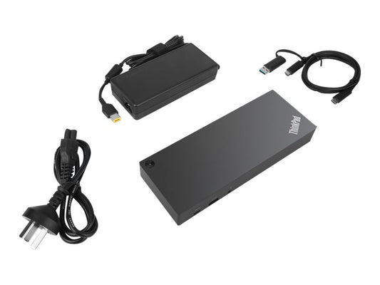LENOVO THINKPAD HYBRID USB-C WITH USB-A DOCK DP(2), HDMI(2), LAN, USB-C(1), USB(5), 90W, 3