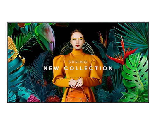 Samsung LH65QMCEBGC Digital signage flat panel 165.1 cm (65") LED Wi-Fi 500 cd/mÂ² 4K Ultra HD Black Tizen 24/7