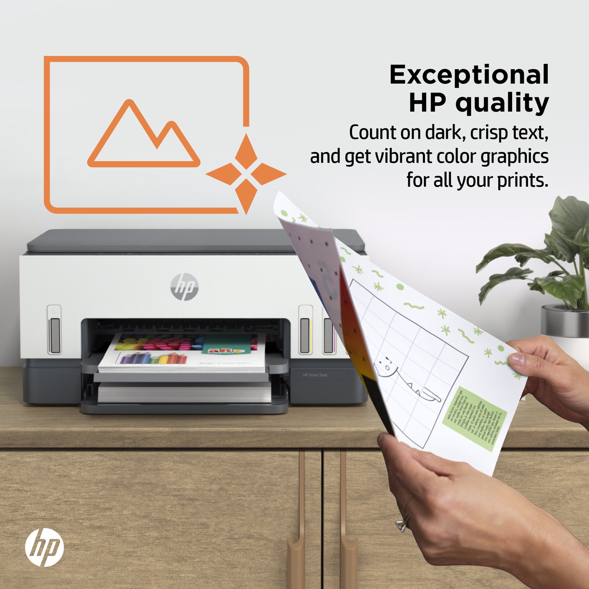 HP Smart Tank 6005 Wireless All-in-One Color Printer, Copier, Scanner