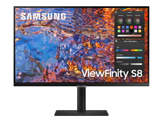 SAMSUNG 27" (16:9) UHD IPS MONITOR, DP, HDMI, HDR400, USB-C, USB(3),LAN, H/ADJ, VESA, 3YR