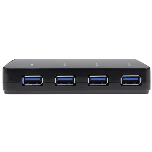 Star Tech 4-Port USB 3.0 Hub plus Dedicated Charging Port - 1 x 2.4A Port~4-Port USB 3.0 Hub (5Gbps) plus Dedicated Charging Port - 1 x 2.4A Port