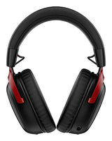 HyperX Cloud III S Wireless - Gaming Headset (Black-Red)