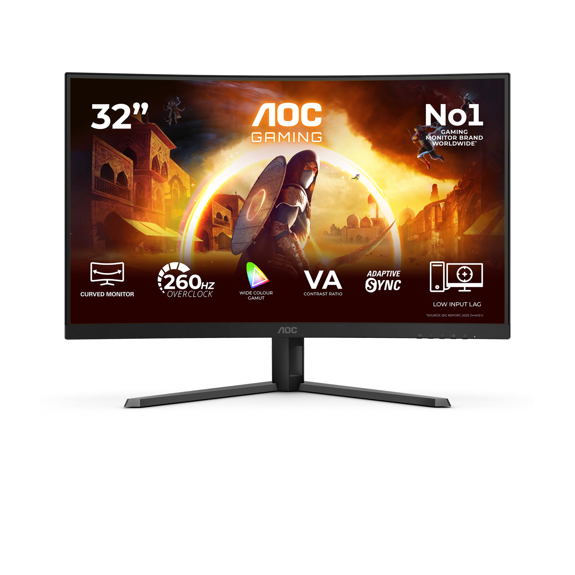 AOC G4 C32G42ZE computer monitor 80 cm (31.5") 1920 x 1080 pixels Full HD LED Black, Red product image