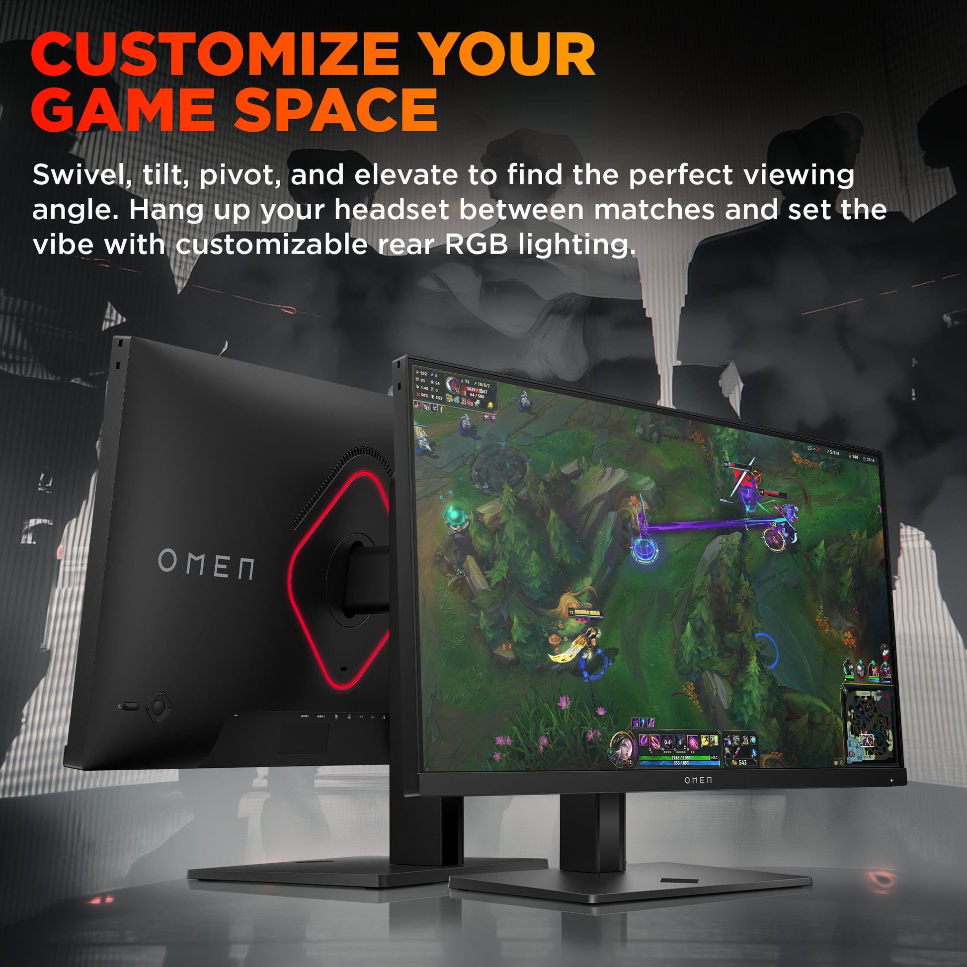 HP OMEN 24.5inch FHD 360Hz Gaming Monitor - 25