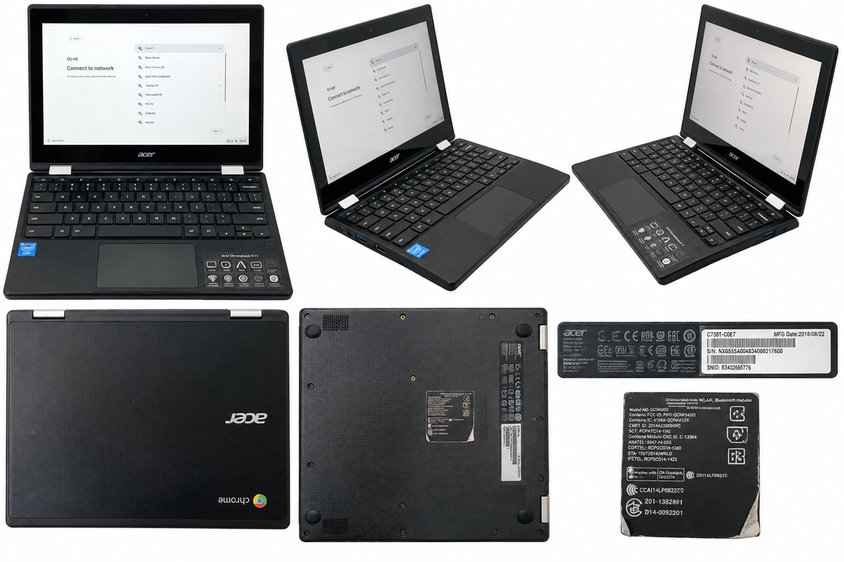 Acer Chromebook R11 C738T-C0E7 refurbished actual unit