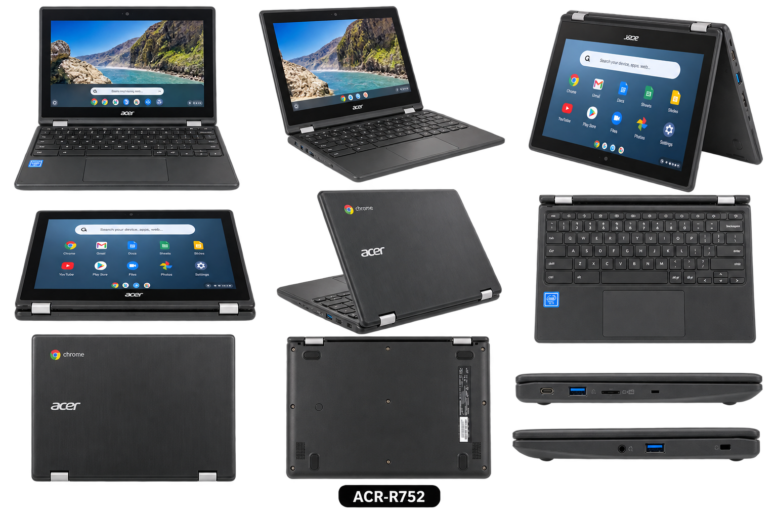 Acer Chromebook Spin 511 R752T-C3M5 gallery overview