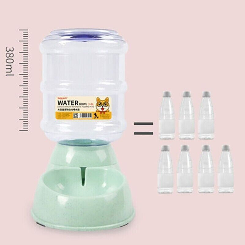 Automatic 3.8L Pet Water and Food Dispenser