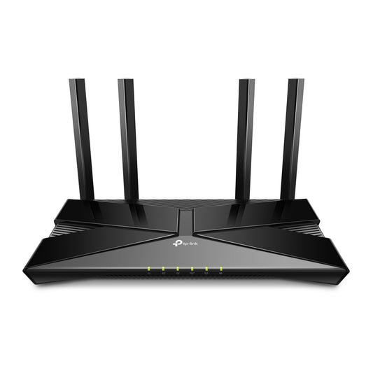 AX1800 Dual-Band Wi-Fi 6 VDSL/ADSL Modem Router 
SPEED: 574 Mbps at 2.4 GHz + 1201 Mbps at 5 GHz 
SPEC: 4× External Antennas, 1× Gigabit WAN/LAN + 3× Gigabit LA