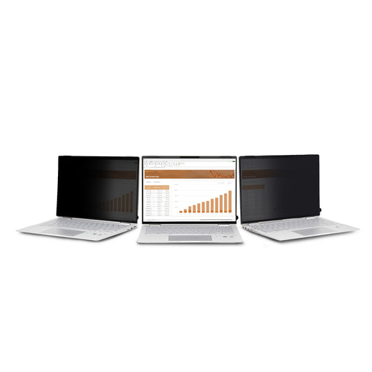 Star Tech 14-inch 16:9 Flip-Over Privacy Screen with Touch, Anti-Glare Privacy Filter, Laptop Monitor Screen Protector with 51% Blue Light Reduction
