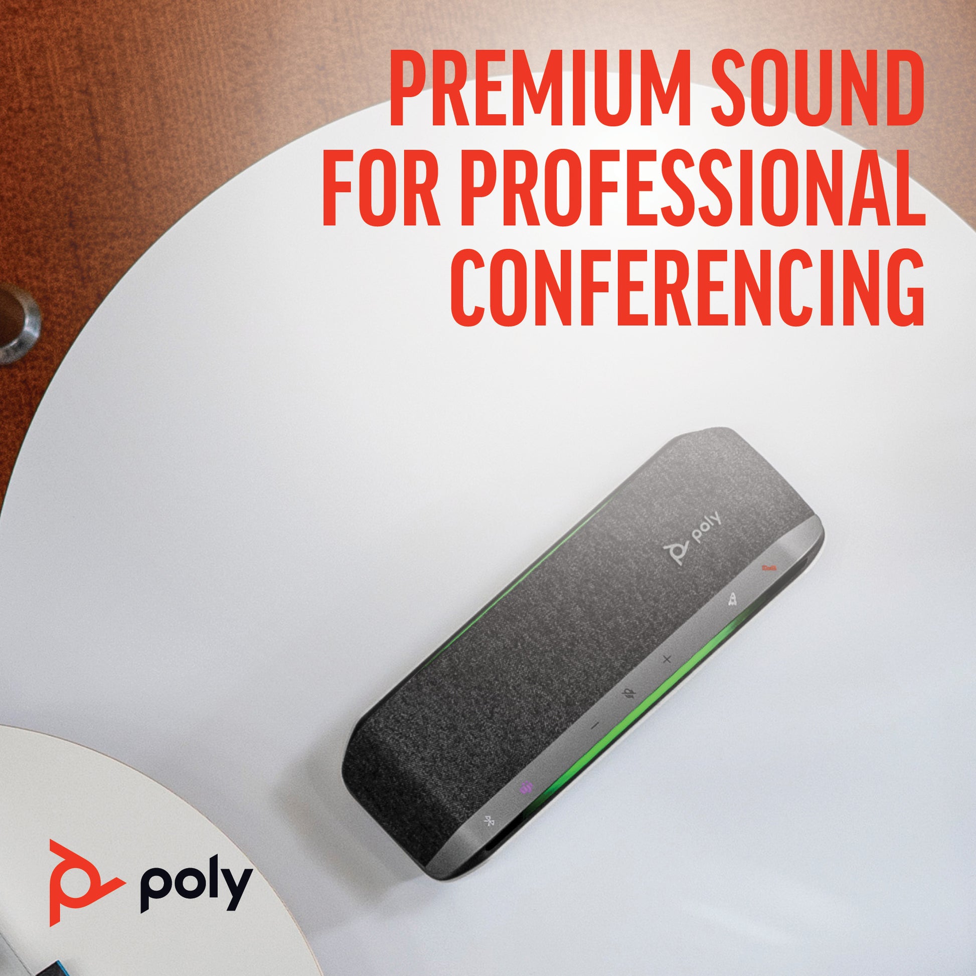 HP Poly Sync 40+ Microsoft Teams Certified USB-A USB-C Speakerphone +BT700 USB-A Adapter