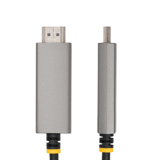 Star Tech 3ft (1m) USB-C to HDMI Adapter Cable, 8K 60Hz, 4K 144Hz, HDR10, USB Type-C to HDMI 2.1 Video Converter Cable, USB-C DP Alt Mode/USB4/Thunderbolt 3/4 Compatible - USB-C Laptop to HDMI Monitor