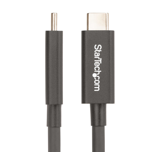 Star Tech 6ft (2m) Active Thunderbolt 4 Cable, 40Gbps, 100W Power Delivery, 4K/8K Video, Intel-Certified Thunderbolt Cable - Compatible w/ USB4/Thunderbolt 4/ USB 3.2/ USB Type-C/DisplayPort/Thunderbolt 3