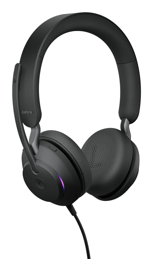 Jabra Evolve2 40 SE Headset Wired Head-band Office/Call center USB Type-C / USB Type-A Black